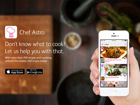 Chef Astro Website | Fann Saw Design