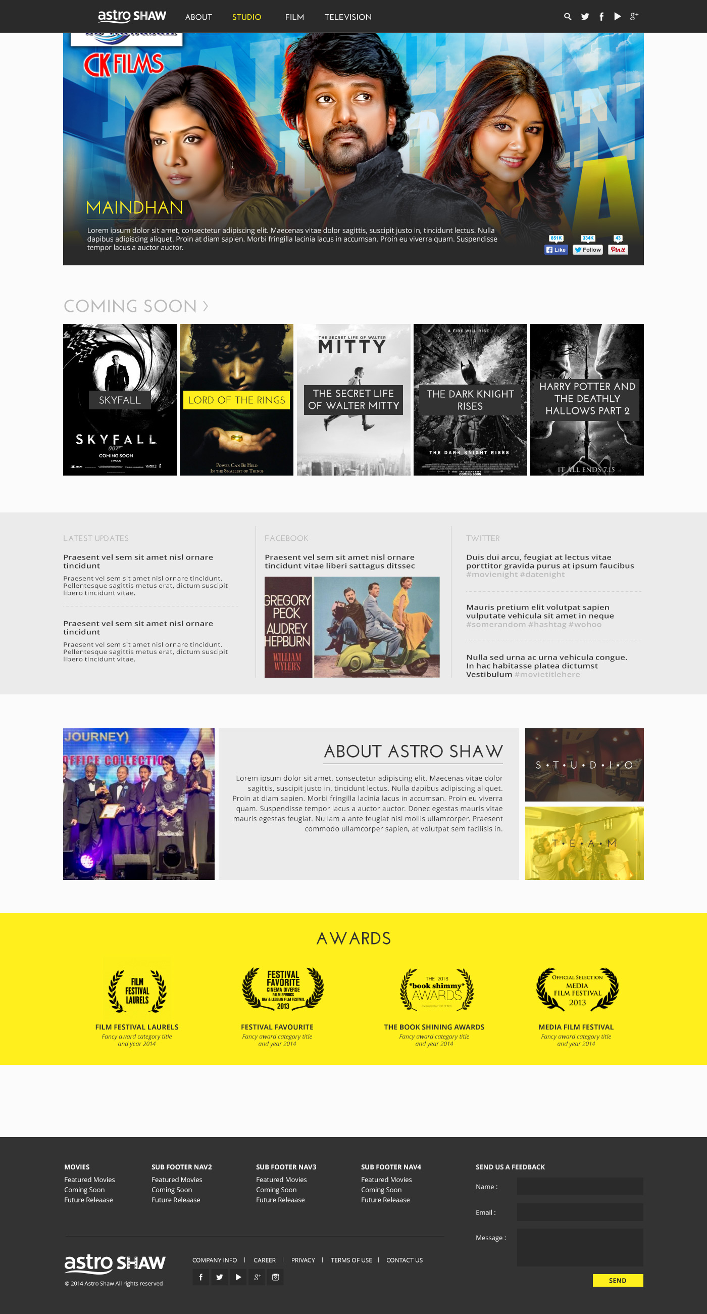 Astro Shaw Website Mocks